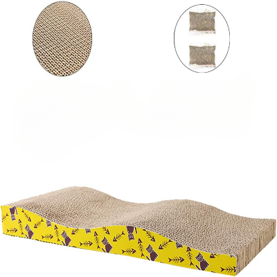 Grattoir Chat - PurrfectScratcher™ - Dune Jaune