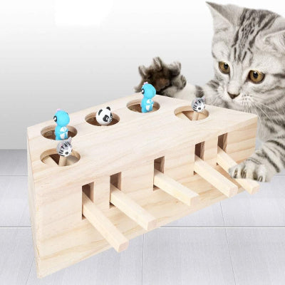 Jouet Interactif Chat - PawHunter™ - 5 Trous