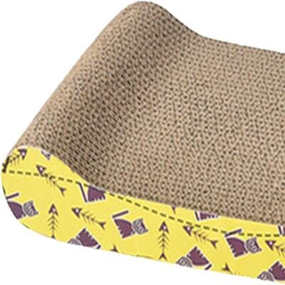 Grattoir Chat - PurrfectScratcher™ - Vague Jaune