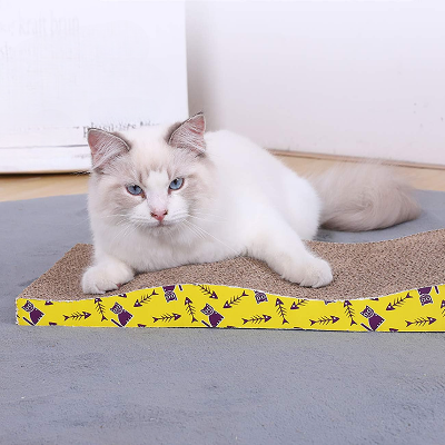 Grattoir Chat - PurrfectScratcher™ - Dune Jaune