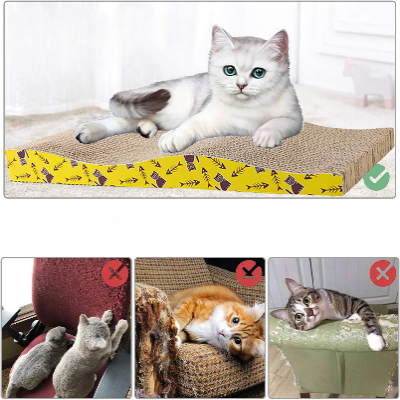 Grattoir Chat - PurrfectScratcher™ - Dune Jaune