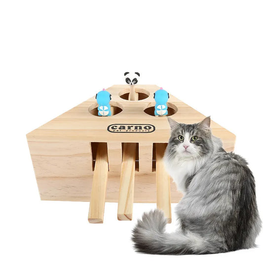 Jouet Interactif Chat - PawHunter™ - 3 Trous